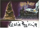 Leslie Phillips as The Sorting Hat signed Harry Potter Collection autographed Artbox trading card.
