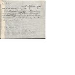 Capt. Frederick Ashley Ogilvy signed on 7 x 6 inch sized pages. These were to certify, when Junior