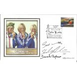 Olympics 2004 Shirley Robertson, Sarah Webb and Sarah Ayton signed Benham Gold Medal Sailing FDC.