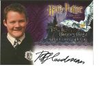 Joshua Herdman as Gregory Goyle signed Harry Potter Collection autographed Artbox trading card. Each