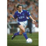 Pat Nevin Signed Everton 8x12 Photo. Good Condition. All signed pieces come with a Certificate of