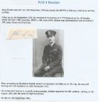 WW2 fighter ace Signature of) Wing Commander John Sinclair 219 Squadron Battle of Britain. Good