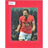 Football Daley Blind 12x8 overall mounted signed colour photo pictured in action for Manchester