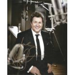 Michael Ball Singer Signed 8x10 Photo. Good Condition. All signed pieces come with a Certificate