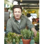 Jamie Oliver Chef Signed 8x10 Photo. Good Condition. All signed pieces come with a Certificate of
