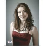 Sarah Bolger signed 10x8 colour photo. Good Condition. All signed pieces come with a Certificate