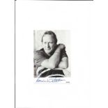 Dennis Waterman signed 6x4; black and white image signed in black. Good Condition. All signed pieces