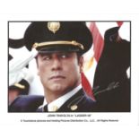 John Travolta Actor Signed 'Ladder 49' 8x10 Photo. Good Condition. All signed pieces come with a