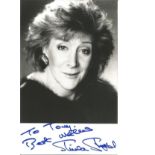 Sheila Steafel signed 6x4 bw photo. Actress. Dedicated. Good Condition. All signed pieces come