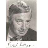 Paul Rogers Actor Signed Photo. Good Condition. All signed pieces come with a Certificate of