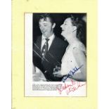 Film and TV Robert Mitchum and Dorothy Mitchum 14x11 overall mounted signature piece including