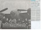 Bomber command unsigned Ephemera. Rare photograph of the last bombing Raid of WWII to Kiel May