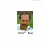 Graham Gooch signed 6x4 colour head shot of the long-time England and Essex captain. Good Condition.