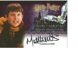 Matthew Lewis as Neville Longbottom signed Harry Potter Collection autographed Artbox trading