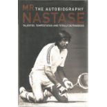 Sport Ilie Nastase hardback book title Mr Nastase signed on the insides title page dedicated. 384