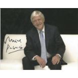 Michael Parkinson Presenter Signed 8x10 Photo. Good Condition. All signed pieces come with a