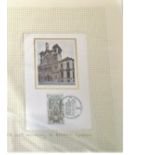 Judaica collection Synagogues from around the world 25 items mainly stamps on envelopes countries
