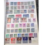 British Commonwealth valuable stamp collection in a blue stock book 50 pages full of stamps from