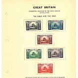 GB 1937 Coronation stamp collection printed by Harrison and Sons Ltd London including Sceptre with