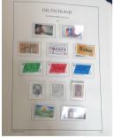 West Germany stamp collection 1980/5. Housed in blue lighthouse album. Catalogue value £700. Good