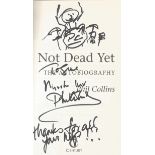 Phil Collins signed hardback book titled Not Dead Yet The Autobiography. Good Condition. All