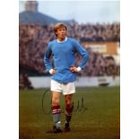Football Colin Bell 16x12 signed colour photo of the Manchester City legend regarded by many as