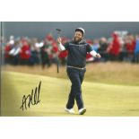 Golf Andrew Beef Johnson 8x12 signed colour photo. Good Condition. All signed pieces come with a