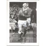 Rugby Union Mervyn Davies 8x6 b/w mounted magazine page. Thomas Mervyn Davies OBE, 9 December 1946 -