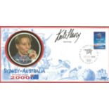 Olympic Commemorative FDC Sydney Australia sporting glory 2000 signed by Kate Howey Judo 70kg silver