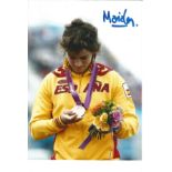 Maialen Chourraut 6x4 signed colour photo Olympic Gold medallist in K-1 Canoeing for Spain at the