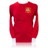 Autographed Replica Shirt, DENIS LAW 1963, as worn by Manchester United in the 1963 FA Cup Final,