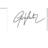 Football Gareth Southgate 5x3 signed white card. Gareth Southgate OBE, born 3 September 1970 is an