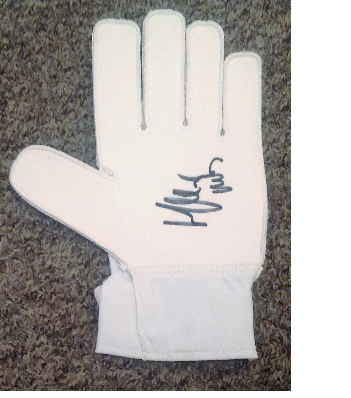 Football Hugo Lloris signed Adidas goalkeeper glove. Hugo Lloris, born 26 December 1986 is a