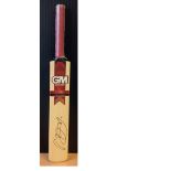 Cricket Graham Gooch signed miniature Gunn and Moore cricket bat. Graham Alan Gooch, OBE, DL, born