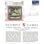Olympic commemorative FDC The Olympic Games collection 1992 medal winners collection signed by