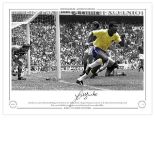 Autographed 16 x 12 Limited Edition print, JAIRZINHO, superbly designed and limited to 75 this print