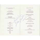 Boxing John Conteh signed Variety Club Dinner Menu. John Anthony Conteh, MBE, born 27 May 1951 is