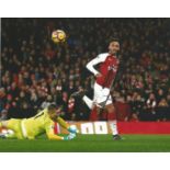 Football Pierre-Emerick Aubameyang 8x10 signed colour photo pictured in action for Arsenal. Pierre-