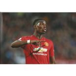 Football Paul Pogba Signed Manchester United 8x12 Photo. Good Condition. All signed pieces come with