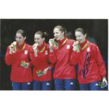 Ana Maria Branza 6x4 signed colour photo Olympic Gold medallist in Team Fencing for Romania at the