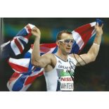 Athletics Richard Whitehead Signed Athletics 8x12 Photo. Good Condition. All signed pieces come with