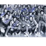 Autographed 16 x 12 photo, RANGERS 1972, a superb image depicting players celebrating with the