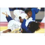 Charisse Agbegnenou 6x4 signed colour photo Olympic silver medallist in Judo at 2016 Rio games for