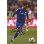 Football Eden Hazard 12x8 signed colour photo pictured in action for Chelsea. Eden Michael Hazard,