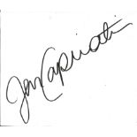 Tennis Jennifer Capriati 6x5 signed white card. Jennifer Maria Capriati is an American former