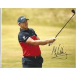 Golf MATT WALLACE signed Golf 8x10 Photo. Good Condition. All signed pieces come with a