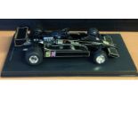 Motor Racing Model Mario Andretti Lotus Ford 1978 1. 43 scale model. Good Condition. All signed