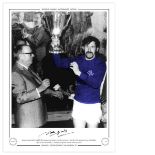 Autographed 16 x 12 Limited Edition print, JOHN GREIG, superbly designed and limited to 75 this