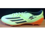 Football Sergio Aguero signed Adidas football boot. Sergio Leonel Kun Aguero is an Argentine