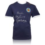 Autographed Replica Shirt, SCOTLAND 1967, as worn by Scotland in their memorable 3-2 victory over